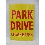 A Park Drive aluminium advertising sign, by Franco, 24 x 36".