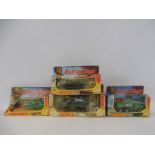 Four boxed Matchbox Battle Kings, boxes in average condition.