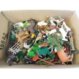 A quantity of mainly farmyard accessories and figures, many different makers.