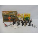 A selection of mainly military plastic action figures including some del Prado.