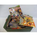 A large quantity of Transformers comics, many with original accessories.