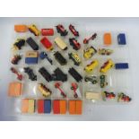 A quantity of Matchbox vehicles, from the Container Port series.