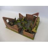A well painted diorama British WWII Infantry.