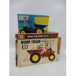 A Britains Dump Truck no. 9670, one end flap of box detached.