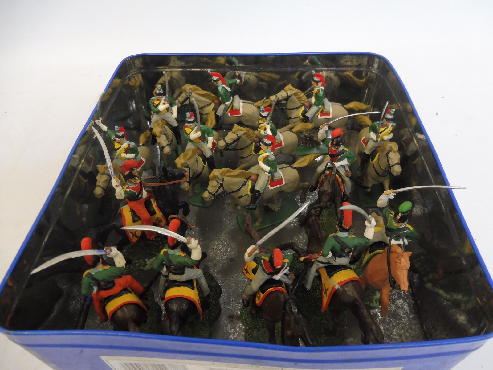 A tray of Austrian Cavalry Dragoons, painted to a good standard. - Image 2 of 2