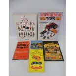 A selection of price guides to include Dinky, Corgi, Matchbox etc.