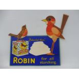 A Robin Starch mechanical showcard, of excellent bright colour, 13 3/4 x 8 1/4".