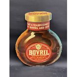A Bovril jar shaped showcard of good colour, 19 x 23".