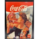 A 1980s Coca Cola advertising showcard, 9 x 13".