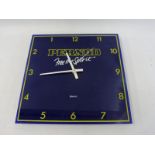 A Pernod Quartz advertising wall clock.