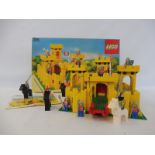 A boxed with original instructions 1978 Lego Classic Castle with figures, appears complete but