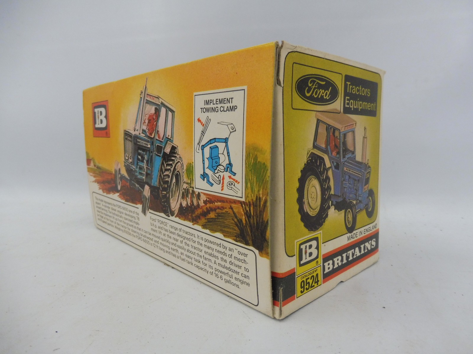 A boxed Britain no. 9524 Ford 6600 Heavy Tractor, model excellent, box in very good condition. - Image 3 of 3