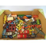 An assorted box to include various die-cast including Chipperfields and others.