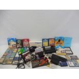A box of retro gaming to include mainly Spectrum and others (unchecked).