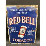 An Edwards Ringer & Co. of Bristol 'Red Bell' Tobacco rectangular enamel sign, 20 x 30".