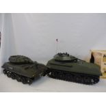 An original Action Man Palitoy scorpion tank (boxed) plus one other. Box in generally good