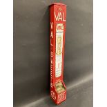 A rare VAL Sweets ID vending machine with an excellent pictorial enamel sign to the front.