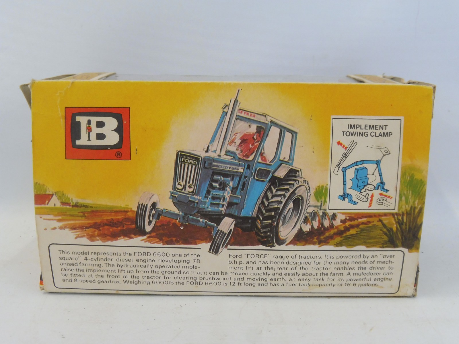 A boxed Britains Ford 6600 model no. 9524, good box overall. - Image 2 of 2