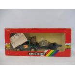 A Britains boxed Army Land Rover and gun with instructions, catalogue no. 9787.