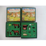 Two Britains Home Farm: set 8704 and 8705, circa 1994, complete and boxed.