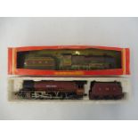 Two boxed Hornby OO gauge engines, both LMS: the Duchess of Sutherland and the Lord Rathmore,