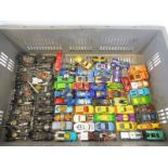 A large quantity of modern Matchbox to include a quantity of Batman die-cast, playworn.