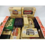 A quantity of Corgi boxed die-cast to include trolley buses, vans etc.