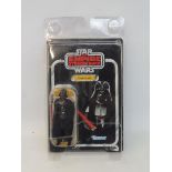 Star Wars - Original carded Kenner The Empire Strikes Back Darth Vader figure, later Woolworths