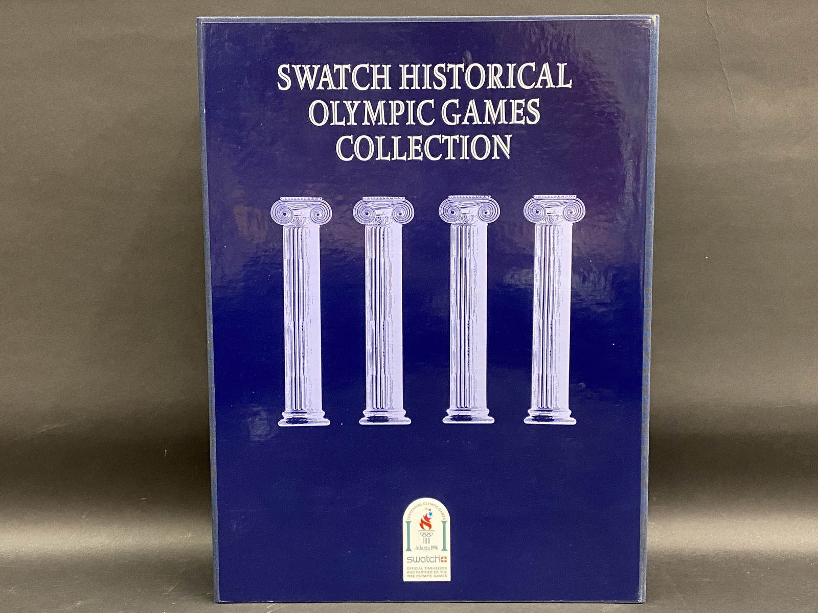Swatch Historical Olympic Games Collection - a presentation case, centennial Atlanta 1996 set in