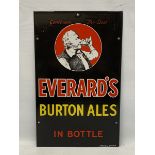 An Everard's Burton Ales rectangular enamel sign by Stocal of Burton, in near mint condition, 10 x