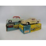 Two boxed 1960s Corgi die-cast models: A Standard Vanguard three Saloon no. 207 and a Studebaker