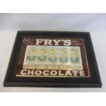 A 1970s reproduction Fry's Chocolate 'five boys' advertising mirror.