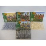 Four Revel 1/72 scale boxed sets soldiers: Austrian Artillery 02579, British Rivals 02581,