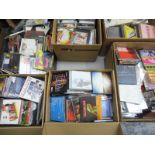 Five boxes of CDs, many limited editions, and unusual titles covering modern genres.