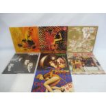 Seven albums by The Cramps, to include Gravest Hits, and others, all appearing in at least VG+
