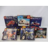A quantity of Lego Technic, seven different box sets (all unchecked).