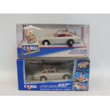 Two Corgi James Bond Aston Martin DB5s, one circa 1991, both boxed.