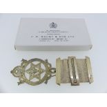 Masonic Interest; A Victorian silver Holy Royal Arch Chapter Jewel, hallmarked London 1892.