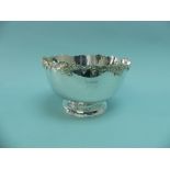 An Elizabeth II silver Punch Bowl, by Courtman Silver Ltd., hallmarked London 1976, of plain