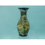 Moorcroft: a large modern Moorcroft Ryden Lane Pattern Prestige RM3/27 Vase, designed by Rachel