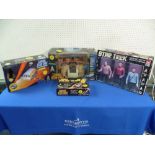 Star Trek; A boxed Playmates Classic Collector Figure Set, stock no. 6090, together with an AMT ERTL