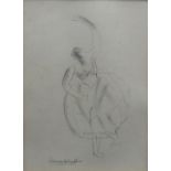 •Dame Laura Knight, R.A. (British, 1877-1970), Ballet Dancer, pencil drawing, signed 'Laura