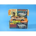 Corgi No.261 James Bond Aston Martin DB5 , gold, with red interior and both figures, boxed with