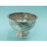 An Edwardian silver Pedestal Bowl, by Goldsmiths and Silversmiths Co, hallmarked London, 1902, of