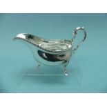 A George V silver Sauce Boat, by William Comyns & Sons Ltd., hallmarked London, 1928, of traditional