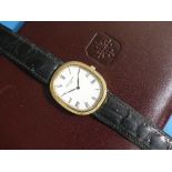 A Patek Philippe 18ct yellow gold gentleman's Ellipse Wristwatch, quartz, Ref 3931, circa 1994,