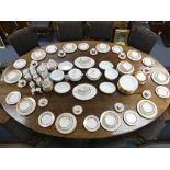 A Wedgwood 'Paris' pattern Dinner Service: an extensive set, including twelve place settings,