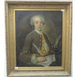 18th century English School, Portrait of a Gentleman, oil on canvas, 30in x 24in (76cm x 61cm), with