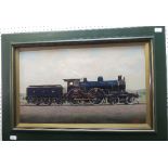 Thomas Rudd (British, 19th/20th century), GER Class S46 4-4-0 'Claude Hamilton' locomotive, oil on