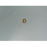 Two yellow gold Wedding Bands, one 22ct 3.1g, the other 18ct 1.8g (2)